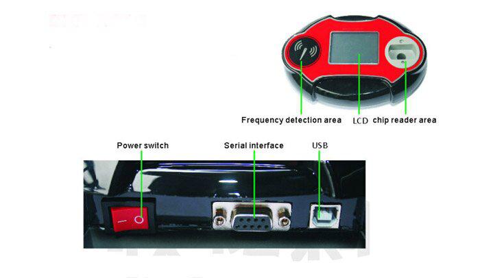 4C /4D /46 /48 Código Leitor Chip Transponder Programador de Chaves Automáticas