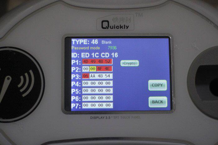 4c / 4D / 46 / 48 code reader Automatic Transponder