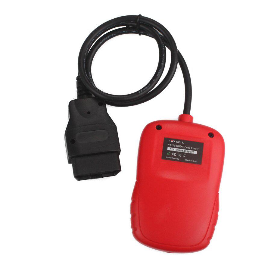 Foxwell CAN OBDII/EOBD Code Reader NT200 Multi-Languages And Update Free Lifetime