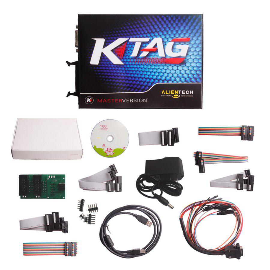 V2.13 FW V6.070 KTAG K-TAG ECU Programming Tool Master Version with Renew Button Unlimited Token