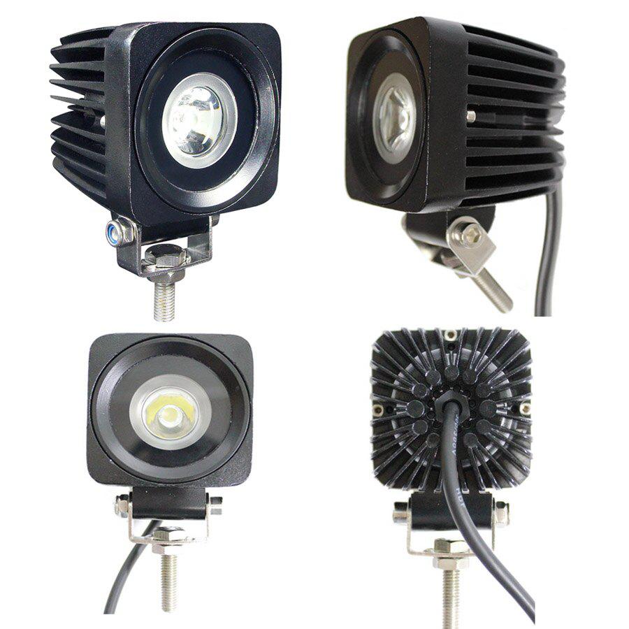 10W Spot/Flood LED Work Light OffRoad Jeep Boat Truck IP67 12V 24V