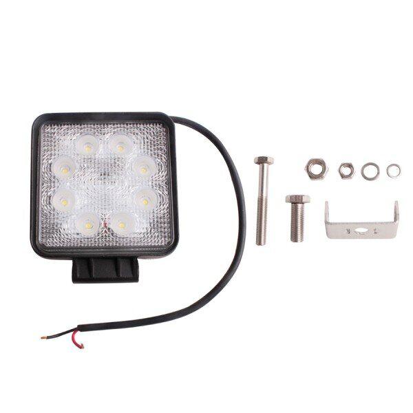 2pcs 27W flood Led Work Spot Round Light Offroads Lamp 12v 24v truck 4x4 Boat Lamp