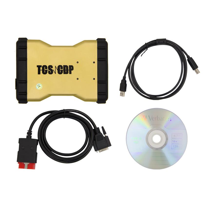 Promotion V2015.3 New TCS CDP+  Auto Diagnostic Tool Yellow Version With Bluetooth