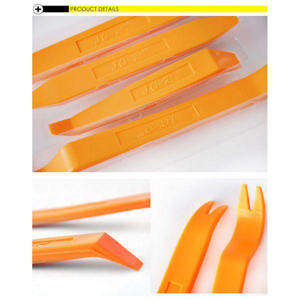 Car Radio Panel Door Clip Panel Trim Dash Audio Removal Pry Prying Repair Opening Tool 4pcs/set