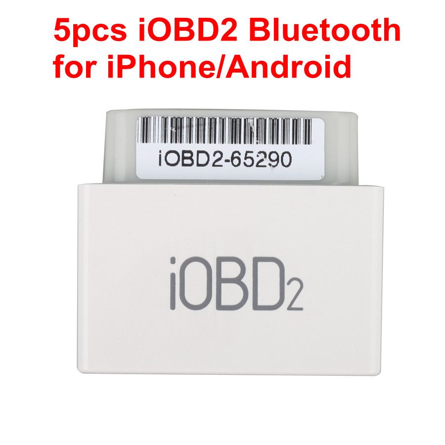 5pcs iOBD2 Bluetooth OBD2 EOBD Auto Scanner for iPhone/Android