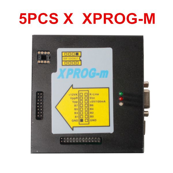 5pcs Newest Version XPROG-M V5.3 Plus With Dongle