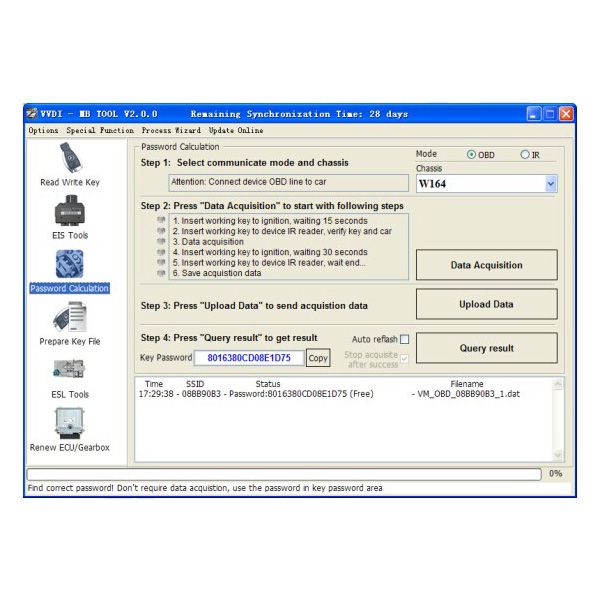 VVDI MB BGA TOOL BENZ Password Calculation Token 5pcs/lot