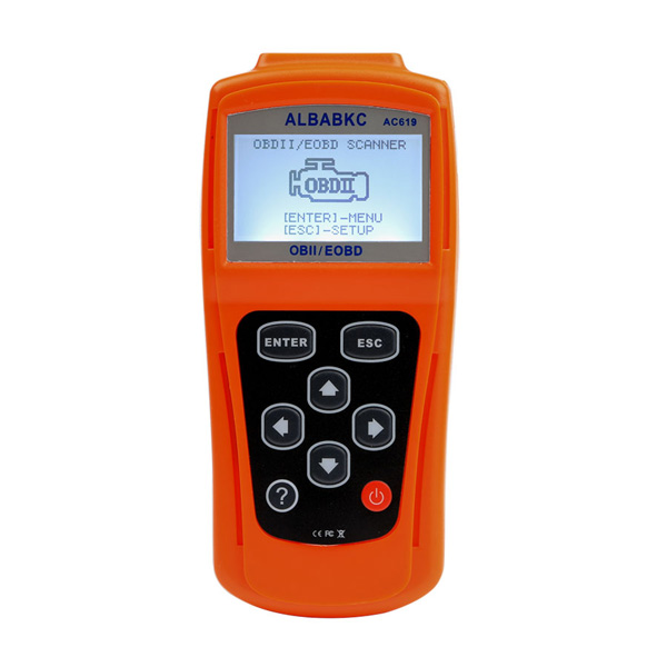 Newest ALBABKC AC619 Auto Fault Code Scanner Diagnostic Scan Tool