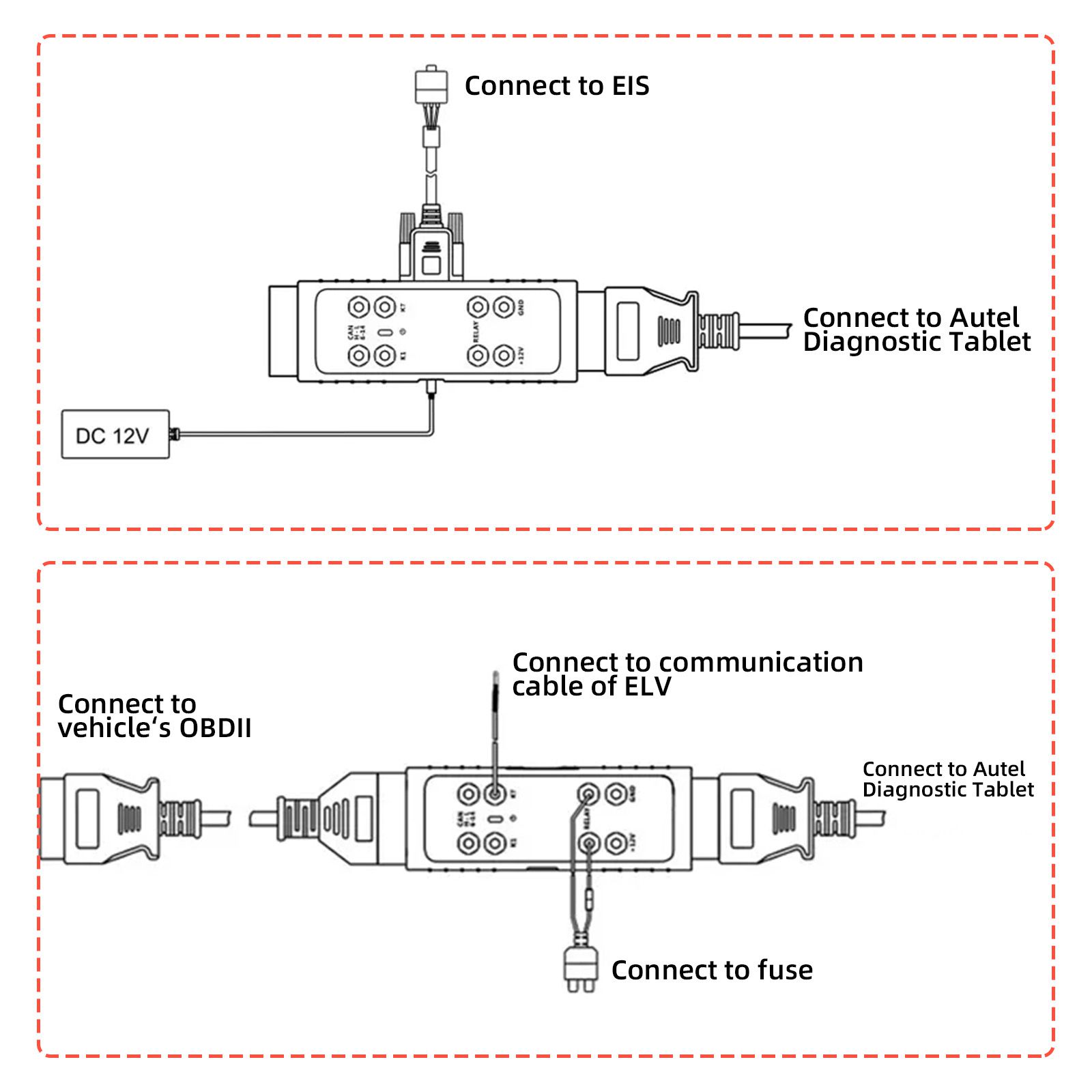 2023 Newest Autel MaxiIM G-BOX 3 Adapter Compatible with MAXIIM IM608, IM608PRO Engine ECU Read/Write for BOSCH MD1/MG1