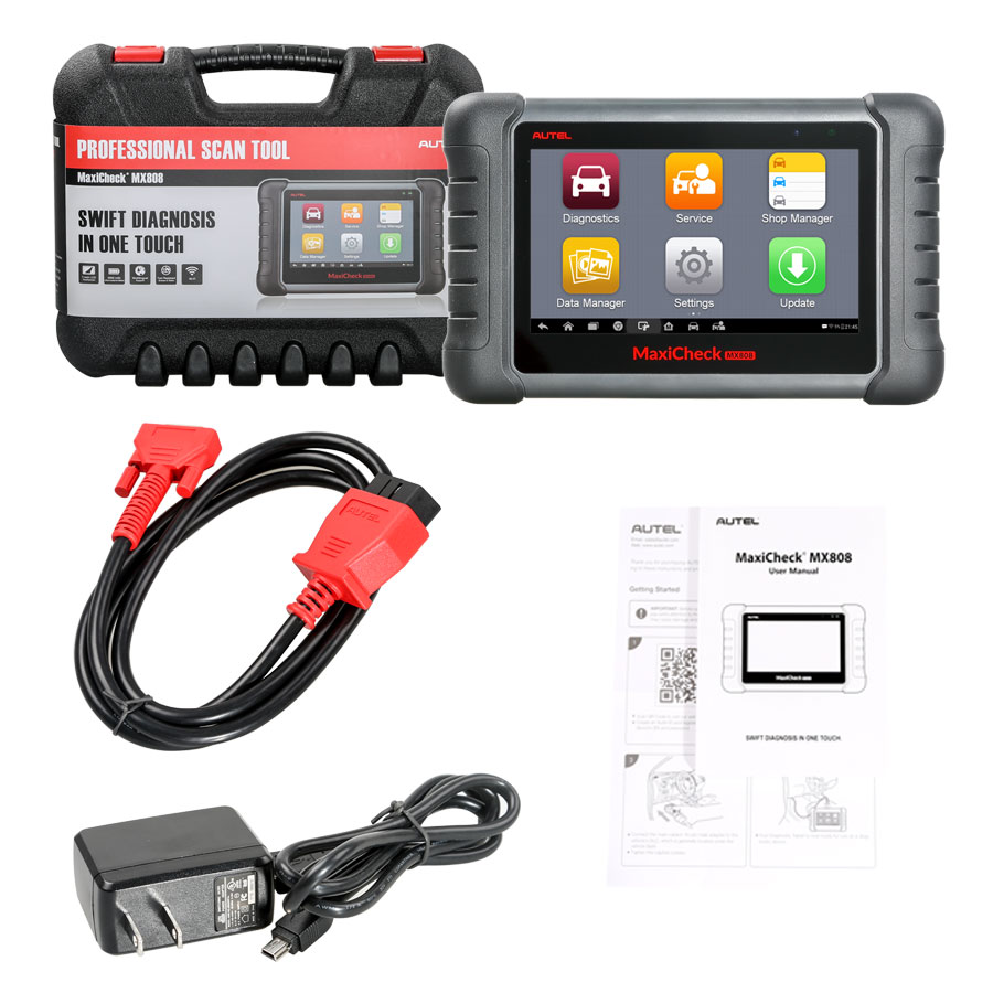 AUTEL MaxiCheck MX808 Android Tablet Diagnostic Tool Code Reader Update Online Free Lifetime