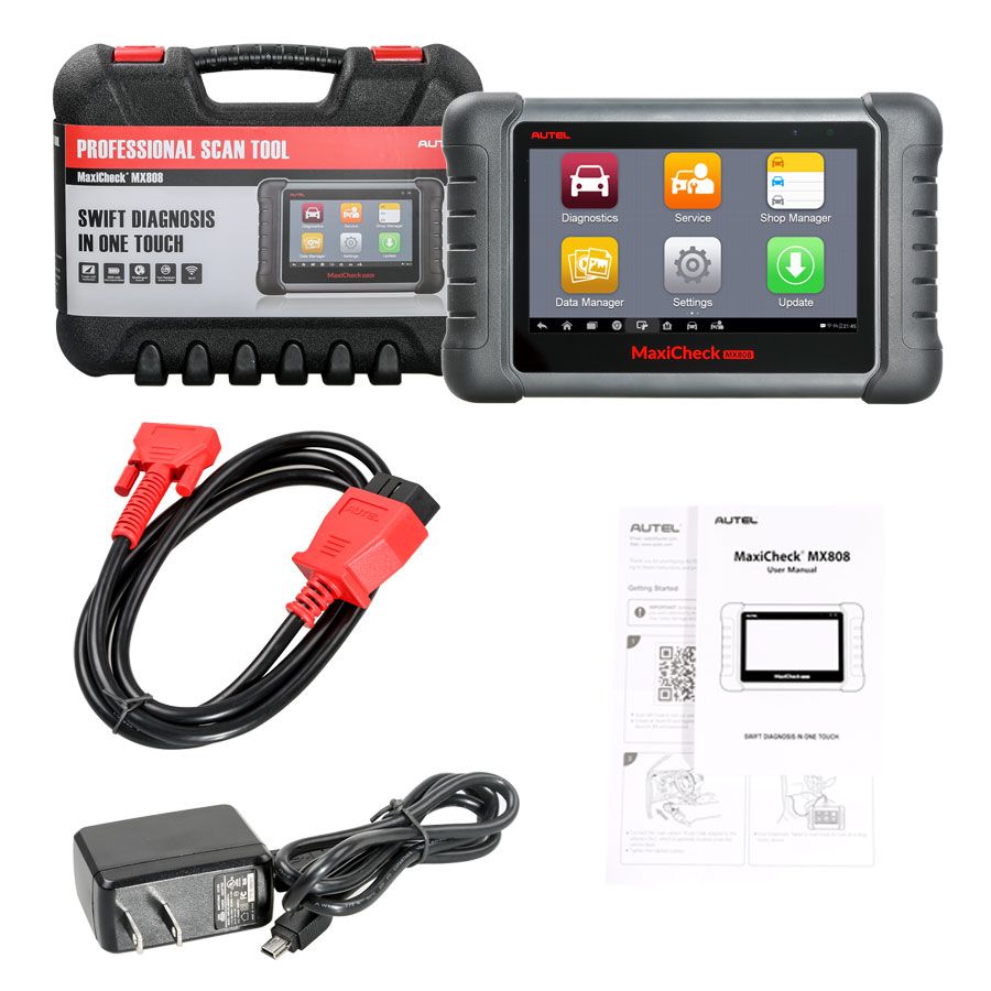 UK Ship AUTEL MaxiCheck MX808 Android Tablet Diagnostic Tool Code Reader Update Online Free for One Year