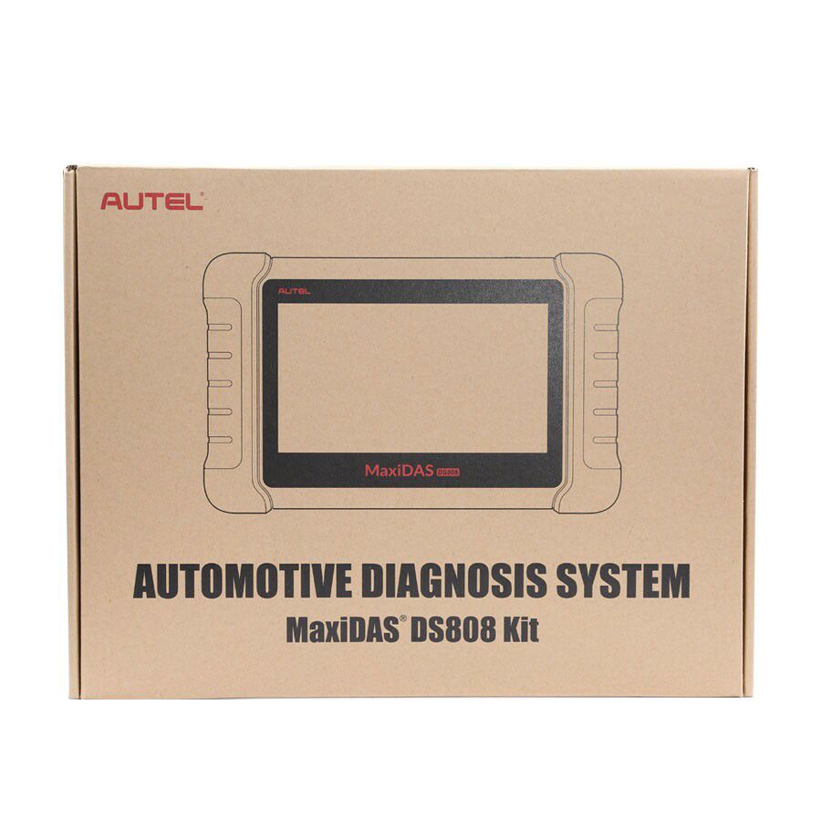 Latest AUTEL MaxiDAS DS808 KIT Tablet Diagnostic Tool Full Set Support Injector & Key Coding Update Online