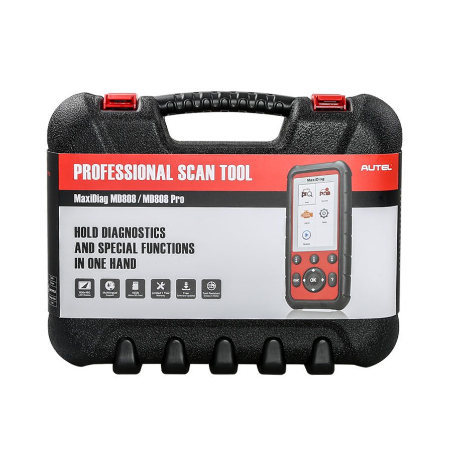 UK Ship Autel MaxiDiag MD808 Pro All Modules Scanner Code Reader (MD802 ALL+MaxicheckPro) Free Update Online