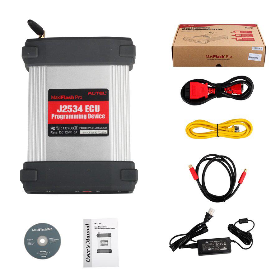 Autel MaxiFlash Pro J2534 ECU Programming Tool Works with Maxisys 908/908P