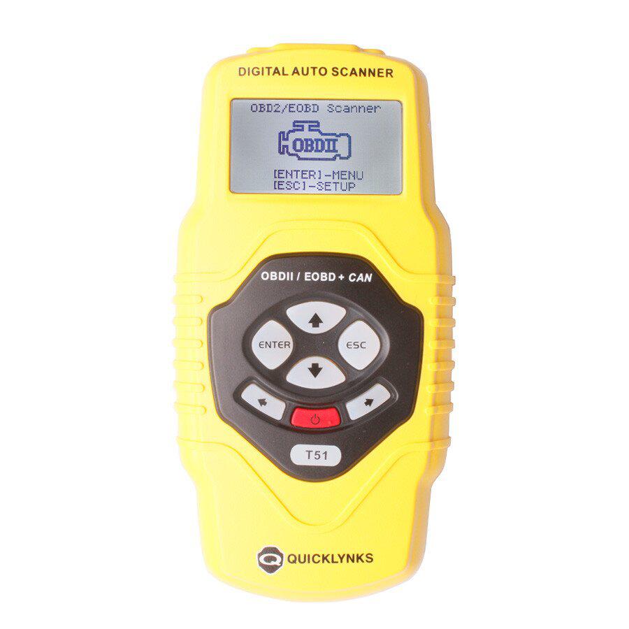 Auto Scanner OBDII EOBD JOBD Can Car Scanner T51 Online Update Support Multi-languages