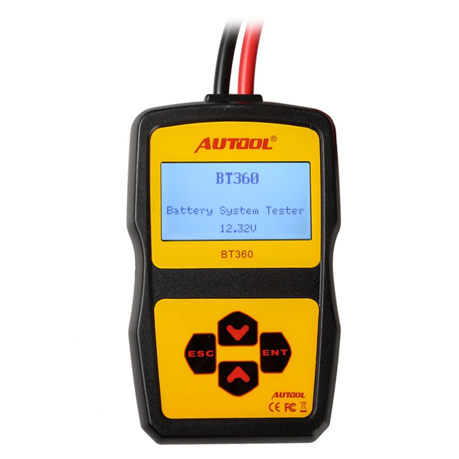 Original AUTOOL BT360  Battery Tester  with Portable Design