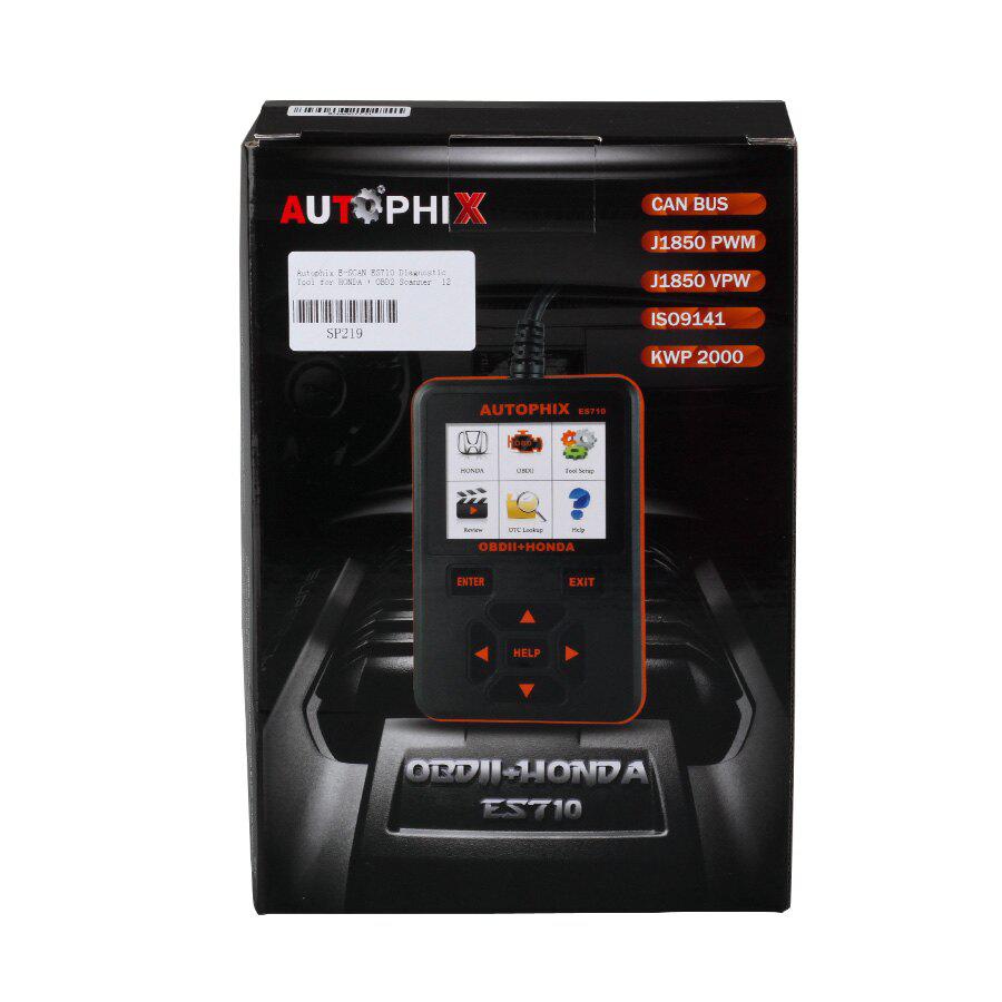 Autophix E-SCAN ES710 Diagnostic Tool For HONDA + OBD2 Scanner