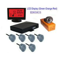 Colorful LCD With 6 Sensors Parking Sensor