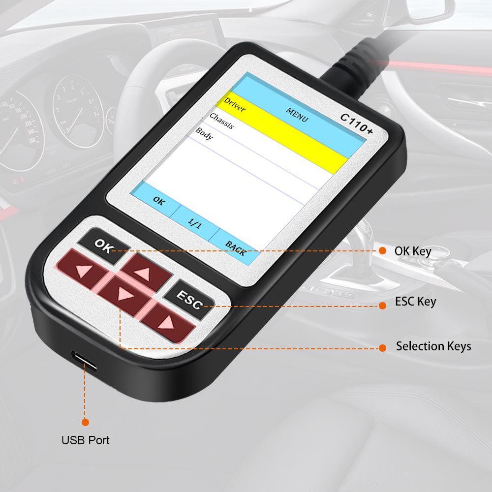 Creator C110 V6.0 BMW Code Reader