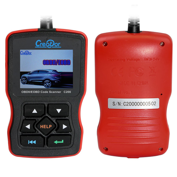 Creator C200 OBDII/EOBD Code Reader Multi-Language Update Online