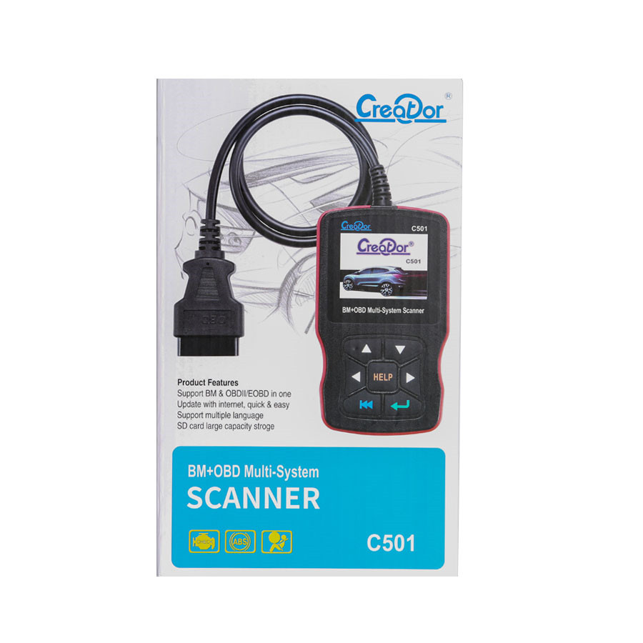 New Creator C501 BMW & OBDII/EOBD Multi-System Scanner