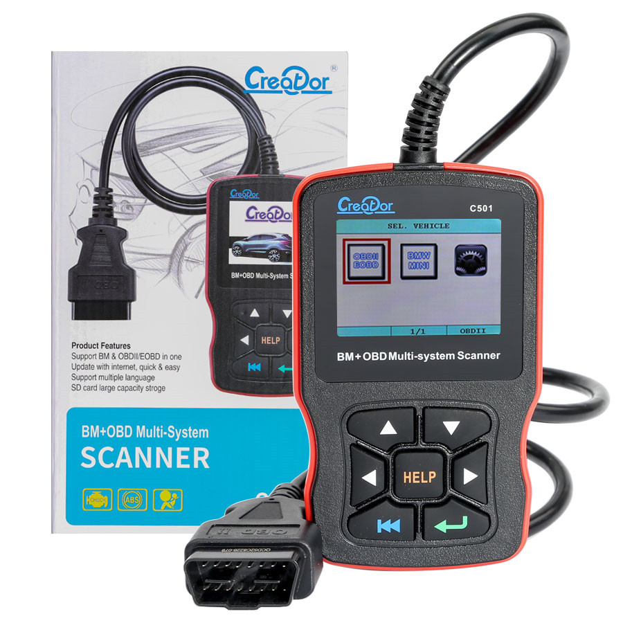 New Creator C501 BMW & OBDII/EOBD Multi-System Scanner