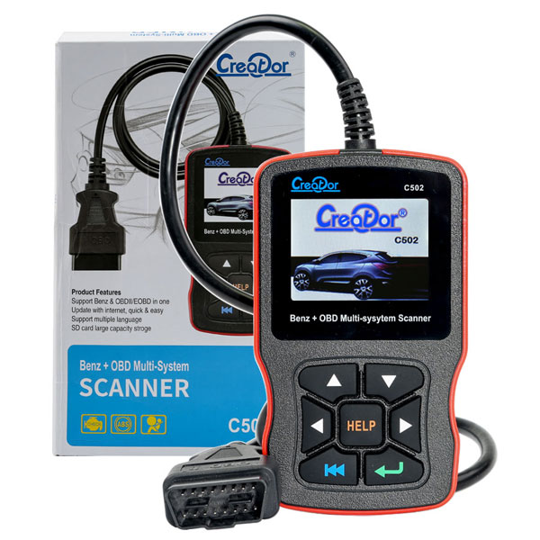 Creator C502 BENZ & OBDII/EOBD Multi-system Scanner V10.2 Update Online