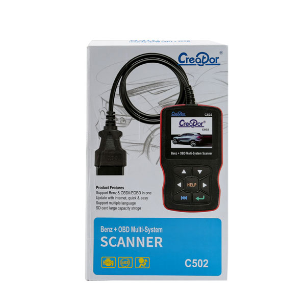 Creator C502 BENZ & OBDII/EOBD Multi-system Scanner V10.2 Update Online
