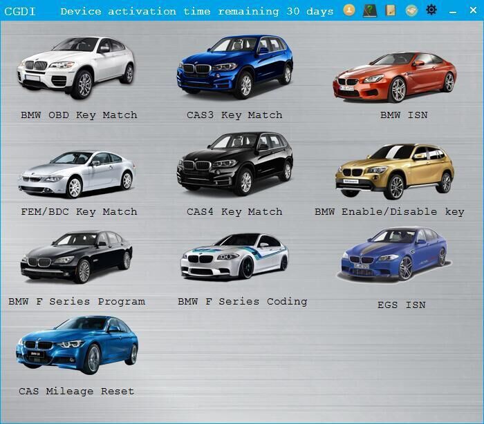 EGS ISN Authorization for CGDI Prog BMW MSV80 Key Programmer