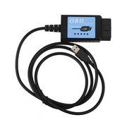 USB ELM327 V1.4 Plastic OBDII EOBD CANBUS Scanner with FT232RL Chip Software V2.1