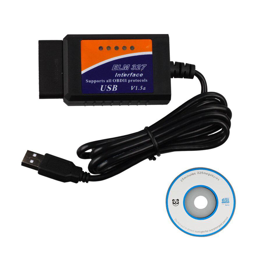 ELM327 V1.5 Plastic OBDII EOBD CANBUS Scanner Without FT232RL Chip