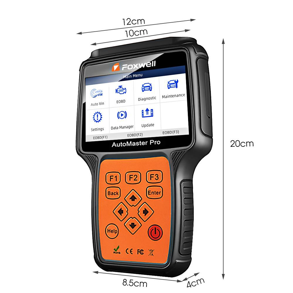 Foxwell NT680 All Systems Diagnostic Scanner with Oil Light/Service Reset+EPB Functions Updated Version of NT624