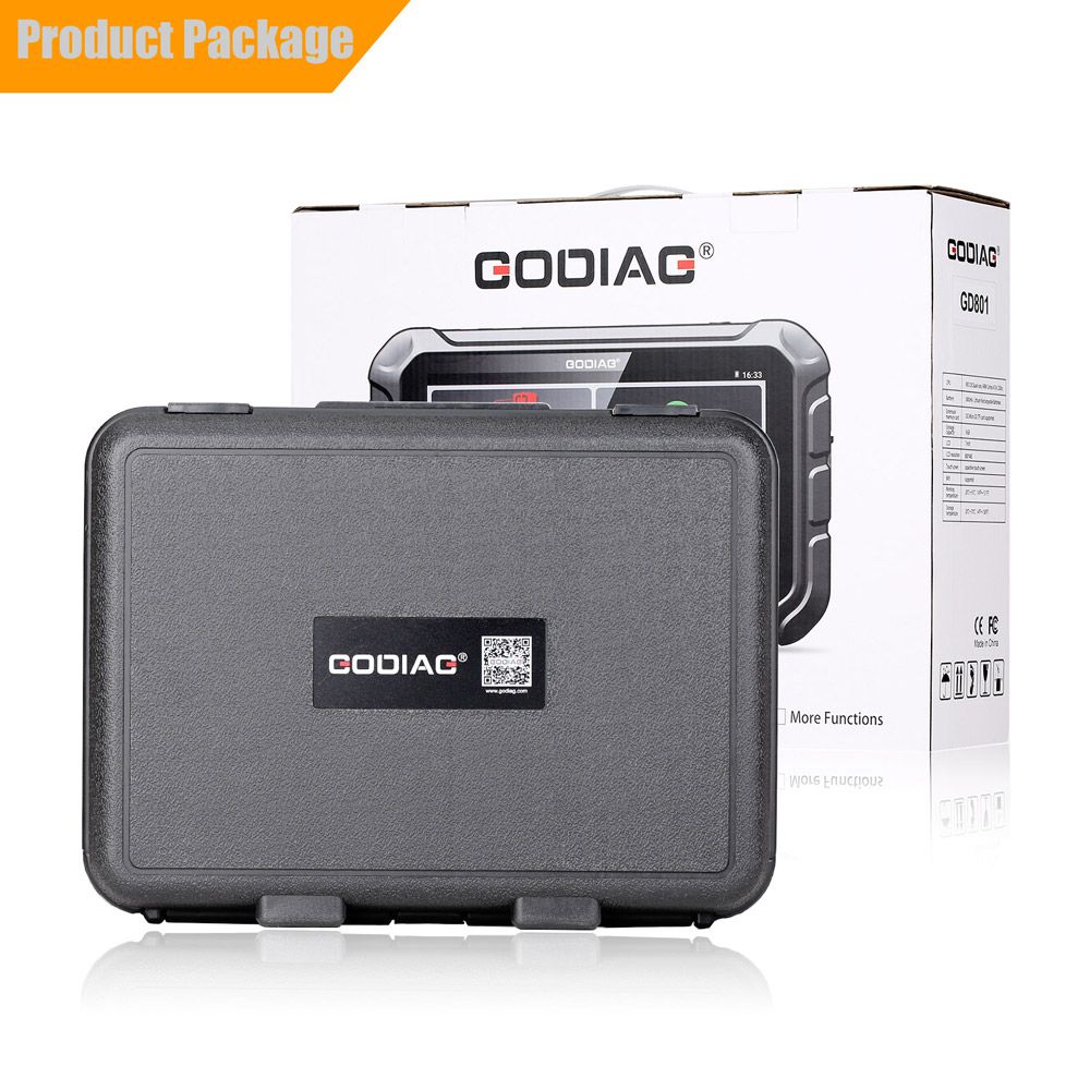 GODIAG GD801 Key Programmer Multi-language Support Mileage Correction ABS EPB TPMS EEPROM etc Get Free Gift Godiag GT100