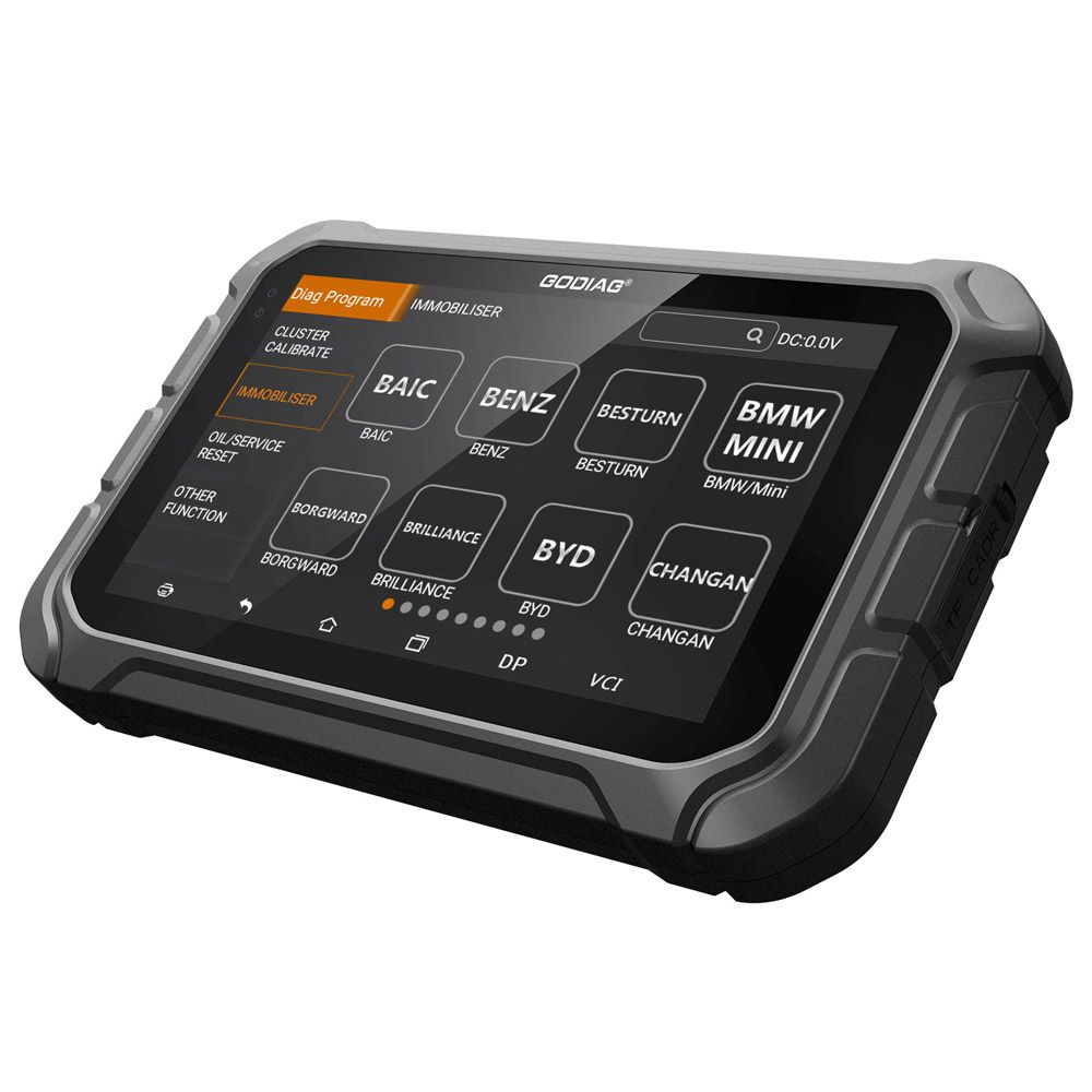 GODIAG GD801 Key Programmer Multi-language Support Mileage Correction ABS EPB TPMS EEPROM etc Get Free Gift Godiag GT100