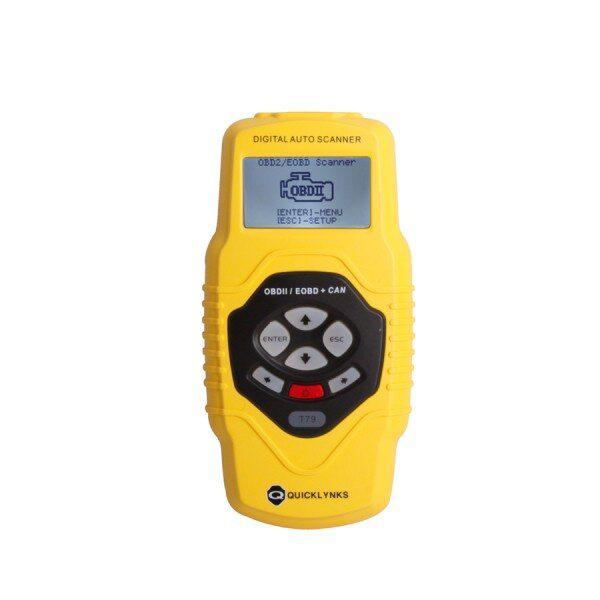 Highend Diagnostic Scan Tool OBDII Auto Scanner T79 (Yellow Multilingual Updatable) One Year Warranty