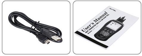 Autel AL619 OBDII Scan Tool packing list