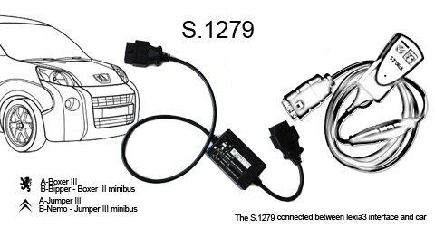 S.1279 module of PPS2000 Lexia-3 Citroen Peugeot( Nemo,Bipper,Boxer III,Jumper III)