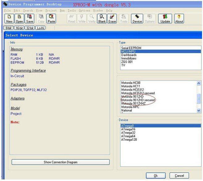 Difference between XPROG-M V5.3 and V5.0