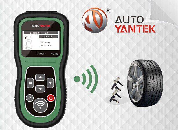 YD409 TPMS Sensor Trigger Tool Display