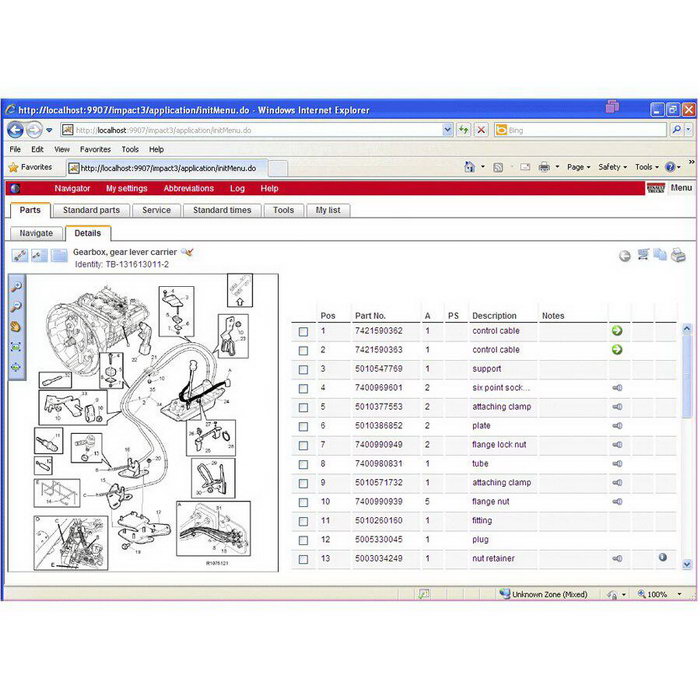 Impact 2015A Spare Parts Catalog For Renault Trucks