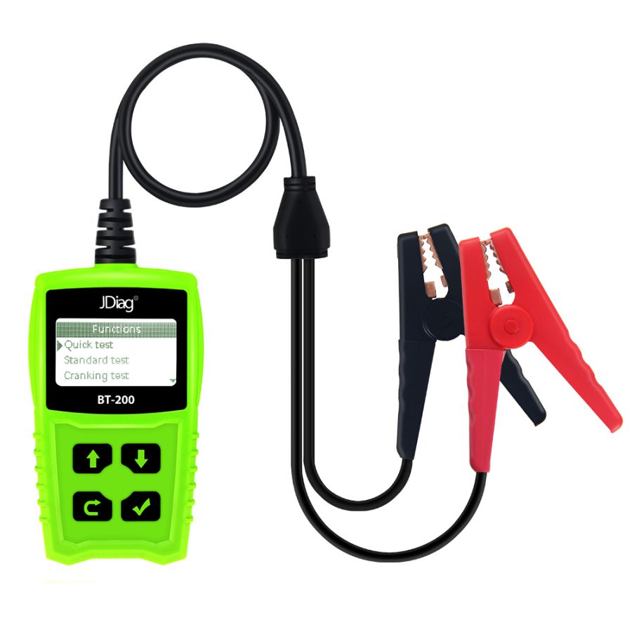 JDiag BT200 Universal 12V Battery Analyzer Digital Tester Detect Bad Cell Test