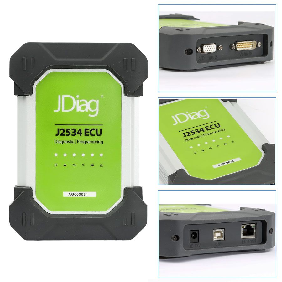 JDiag Elite II Pro J2534 Device with Full Adapters and Software