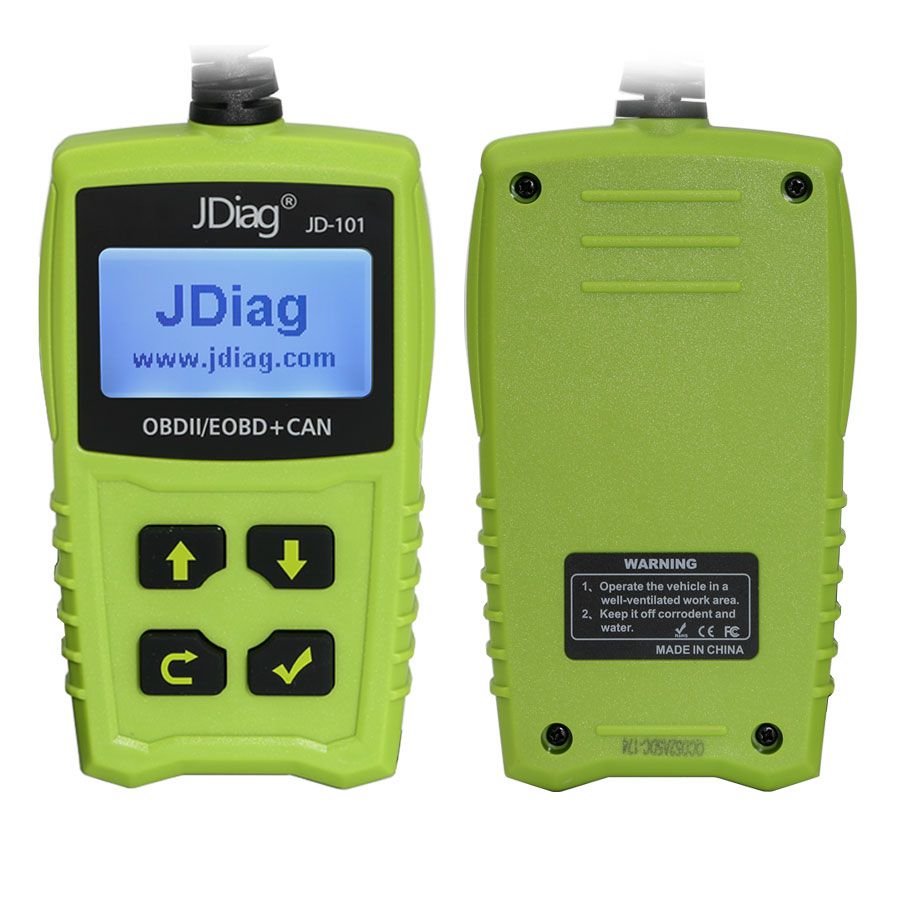 JDiag JD101 OBDII EOBD CAN Code Scanner