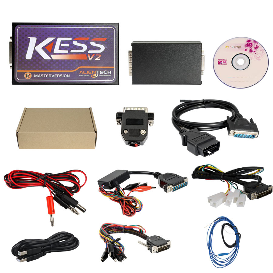 KESS V2 V2.37 FW V4.036 OBD2 Tuning Kit Without Token Limitation No Checksum Error