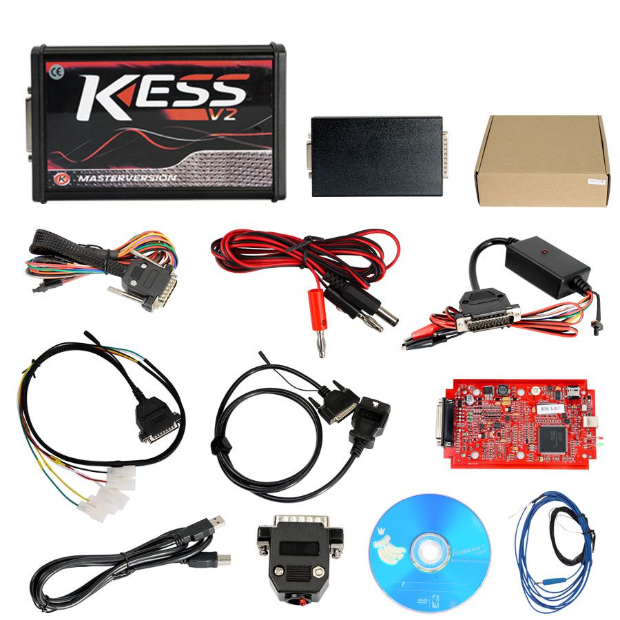 Kess V2 V5.017 SW V2.47 Red PCB EU Online Version Plus Ktag 7.020 SW V2.25 Red PCB EURO Online Version