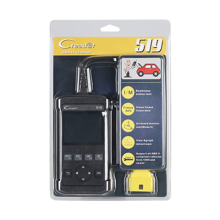 Launch CReader 519 OBD2 Code Reader Read Vehicle Information Diagnostic Tools