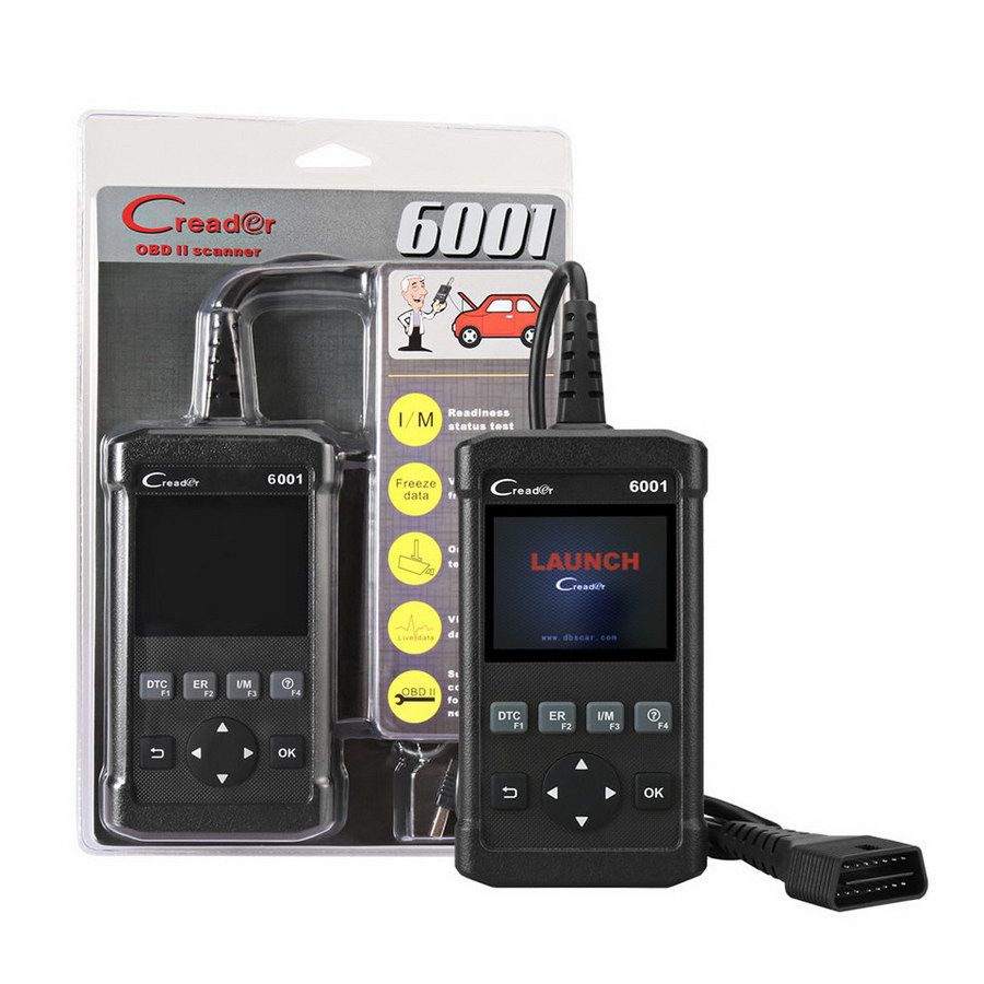 Launch CReader 6001 Full OBDII OBD2 functions Support O2 Sensor Test