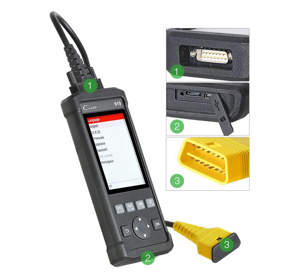 Launch Creader 619 Code Reader