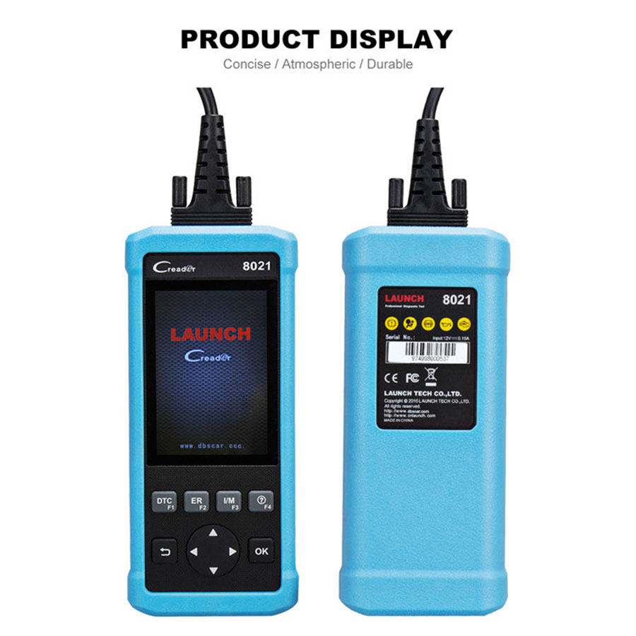 Launch DIY Scanner CReader 8021 Full OBD2 diagnostic Scanner OBD+ABS+SRS+Oil+EPB+BMS+SAS+DPF