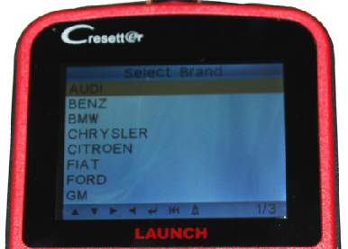 launch creader oil lamp reset tool vehicle list
